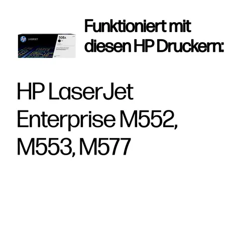 HP 508A (CF360A) - Schwarz - Toner – Bild 1