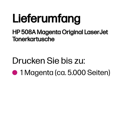 HP 508A (CF363A) toner Magenta – imagen 1