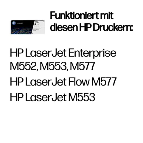 Tonercartridge HP CF360X 508X zwart – afbeelding 1