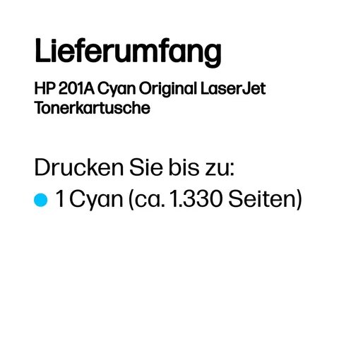 Toner Hp 201A CF401A niebieski (cyan) – zdjęcie 1