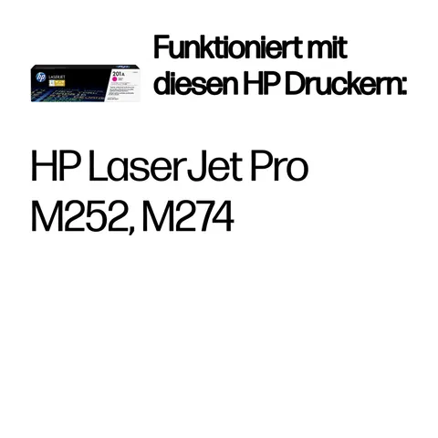 Tonercartridge HP CF403A 201A rood – afbeelding 1