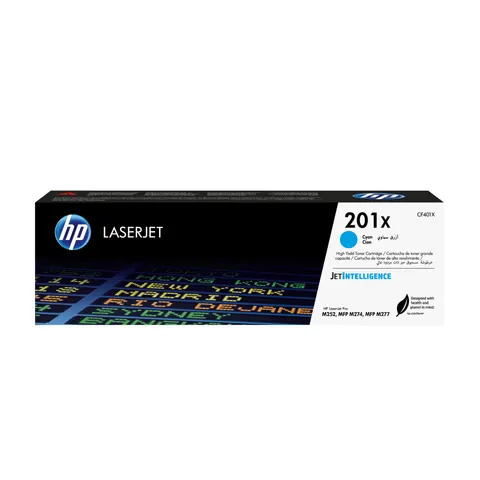 HP 201X Cyan LaserJet Tonerpatrone – Bild 1