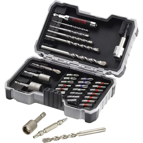 Bosch 35 Piece Drill and Screwdriver Bit Set for Masonry – image 1