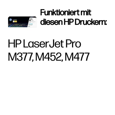 HP Original 410X Toner - schwarz (CF410X) – Bild 1