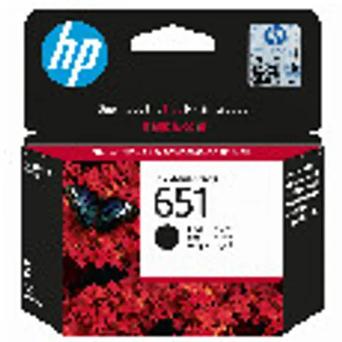 HP 651 (C2P10AE) cartucho de tinta negro – imagen 1