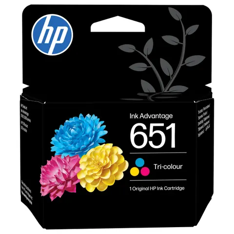HP INK Cartridge NO 651 Tri-color – Bild 1