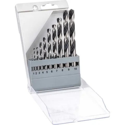 Bosch 10 Piece PointTeq HSS Drill Bit Set – image 1