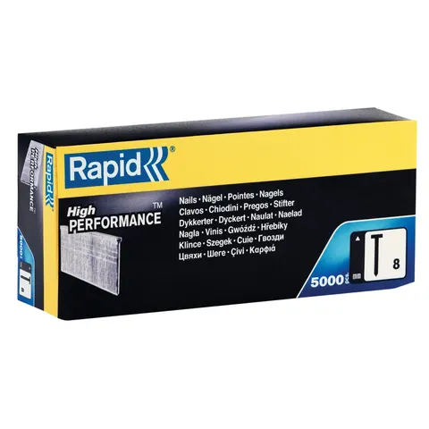 RAPID No.8 Brad Nails 18Ga 30Mm (Box 5000) – image 1
