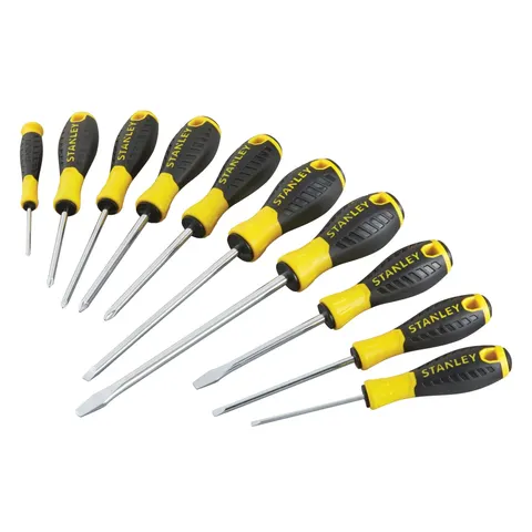 Stanley 10 Piece Essential Mixed Screwdriver Set – image 1