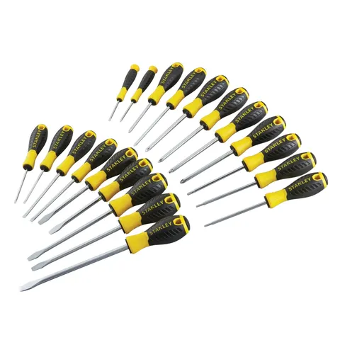 Stanley 20 Piece Essential Screwdriver Set – image 1