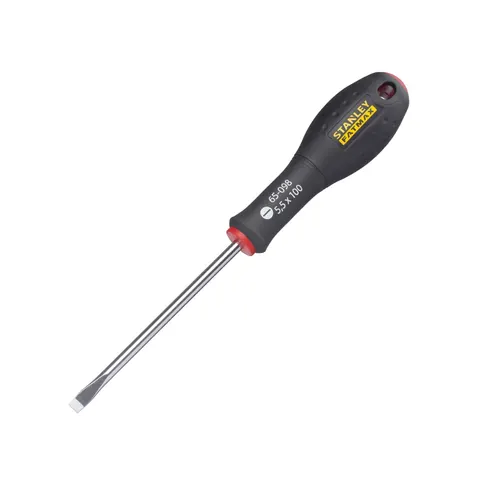 Stanley FatMax Flared Screwdriver 5.5 x 100 mm – Black/Red – image 1