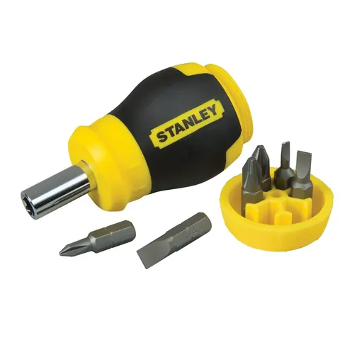 Stanley Multibit Stubby Schroevendraaier – afbeelding 1