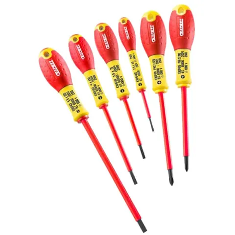 Expert by Facom 6 Piece VDE Insulated Screwdriver Set – E160910 – image 1
