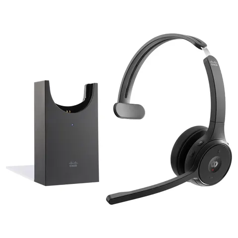 Cisco Headset 721. Wireless Single On-Ear Bluetooth Headphones. Webex – 428286 – image 1