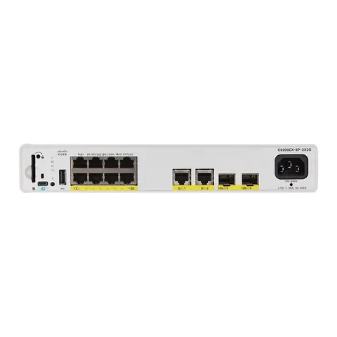 Cisco Catalyst C9200CX-8P-2X2G-A network switch Managed L2/L3 Gigabit – image 1