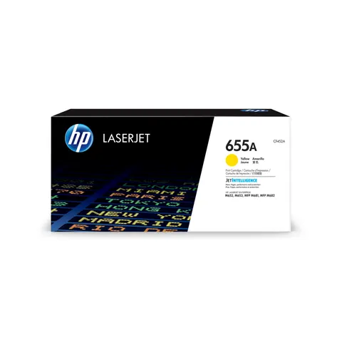 HP 655A Yellow Toner Cartridge Yellow – image 1