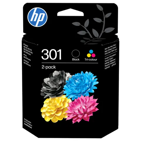 HP 301 Original Ink Cartridges - Black & Colour – image 1
