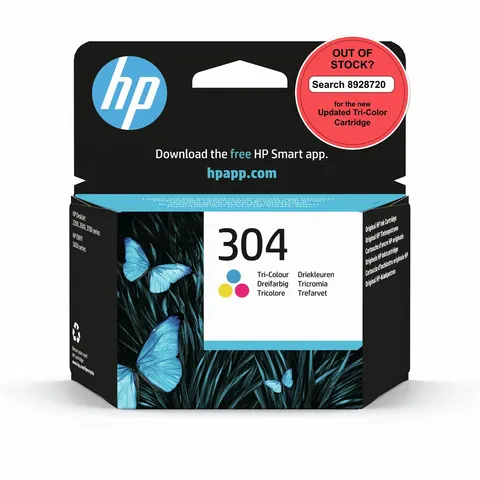HP 304 (N9K05AE) - 3-farbig - Druckerpatrone – Bild 1