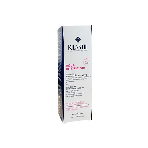 Rilastil Aqua Intense 72H hydraterende, kalmerende gelcrème 40 ml – afbeelding 1