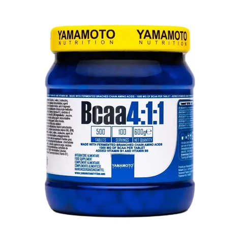 YAMAMOTO NUTRITION Bcaa 4:1:1 500 Compresse – immagine 1