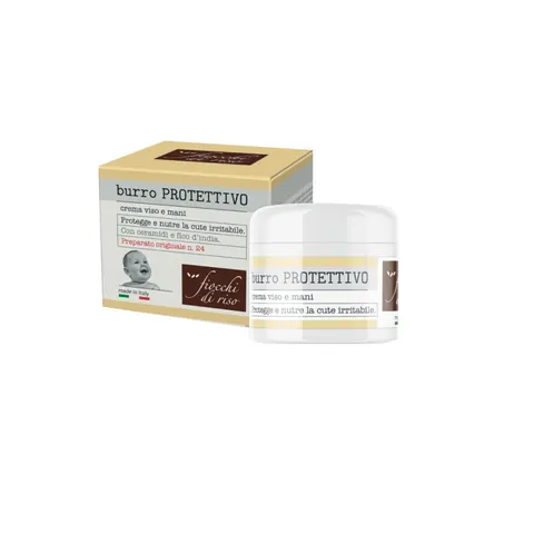 Fiocchi di Riso Burro Protettivo Crema Viso E Mani 30 ML – immagine 1