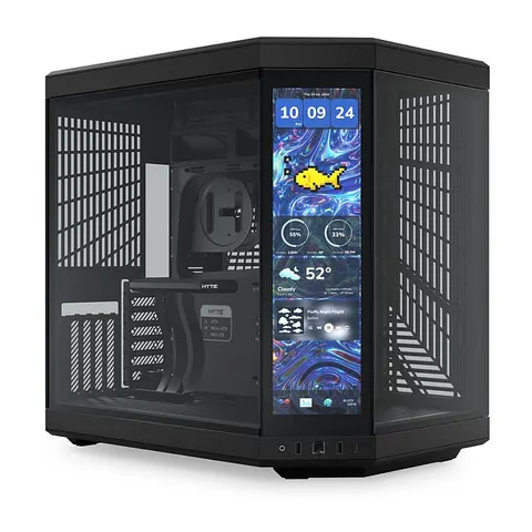 HYTE Y70 touch infinite Mid Tower Black – image 1