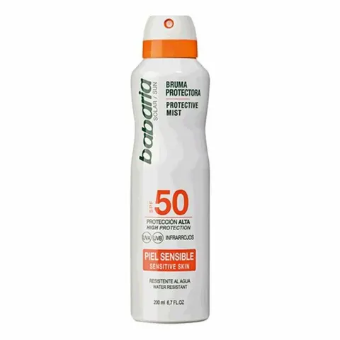 Babaria Solar Piel Sensible bruma protectora SPF50 200 ml – imagen 1