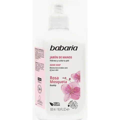 Babaria Rosa Mosqueta Hand Soap 500ml – image 1