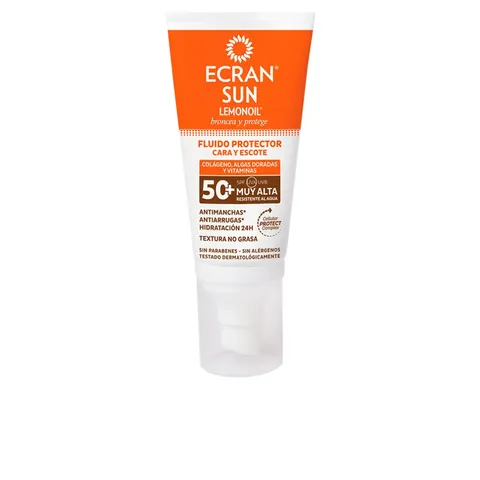 Ecran Sunnique fluido protector facial SPF50+ 50 ml – imagen 1