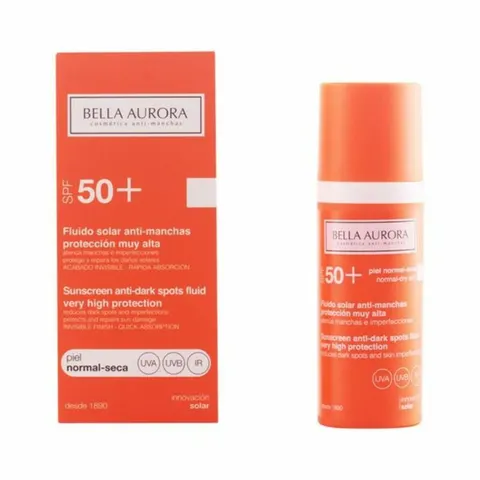 Bella Aurora Protector Solar SPF50+ Piel Normal-Seca 50ml – imagen 1
