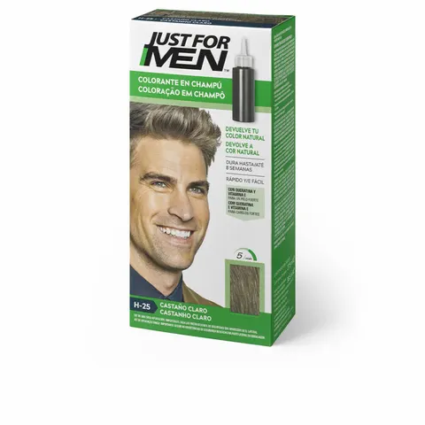 Shampoo Dye Just for Men Light Brown (30 ml) – image 1