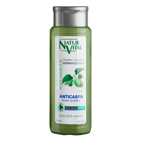 Naturvital Champú Sensitive anticaspa 300 ml – imagen 1