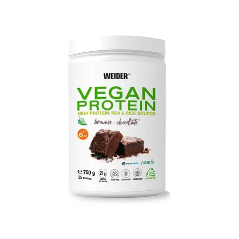 Weider vegan protein chocolate 750gr. – imagen 1