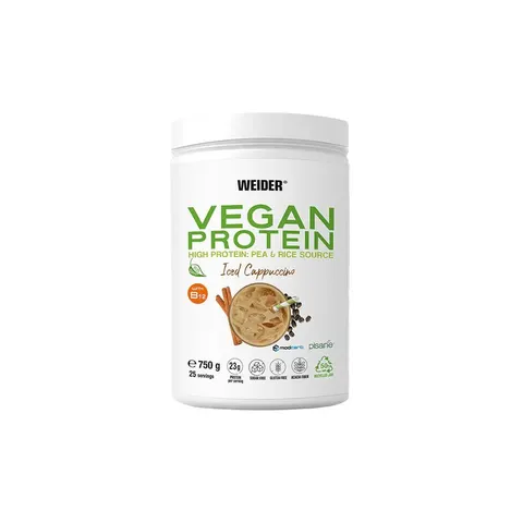 Weider vegan protein capuccino iced 750gr. – imagen 1