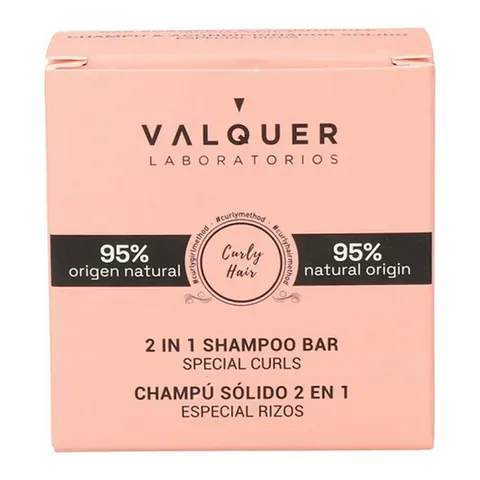 VALQUER Champú Sólido 2 en 1 Especial Rizos 70 g – imagen 1
