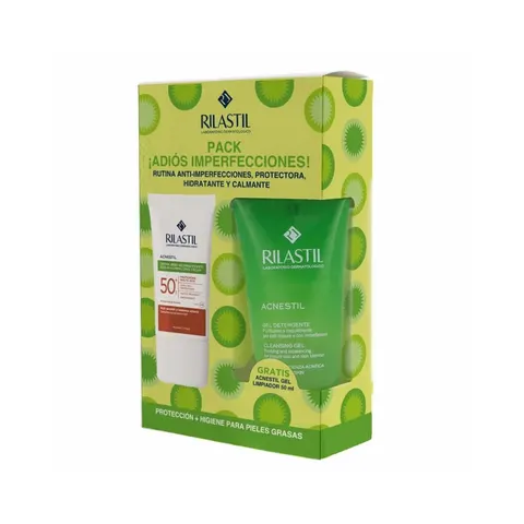 Rilastil Sun System Acnestil SPF50+ lote 2 pz – imagen 1