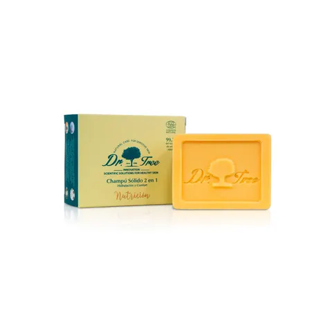 Dr. Tree Champú Solido 2 en 1 Nutrición 75gr – imagen 1