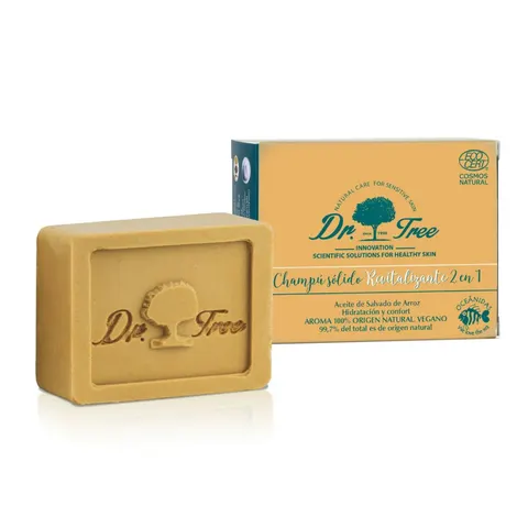 Dr. Tree Champú Sólido Revitalizante 75 gr – imagen 1