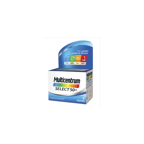 Multicentrum Select 50+ Vitaminas 30 comprimidos – imagen 1