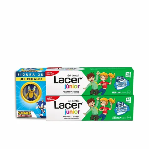 Lacer Junior Mint Zahngel 2 x 75 ml – Bild 1