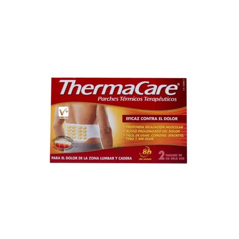 Thermacare lumbar cadera parches térmicos 2 u – imagen 1