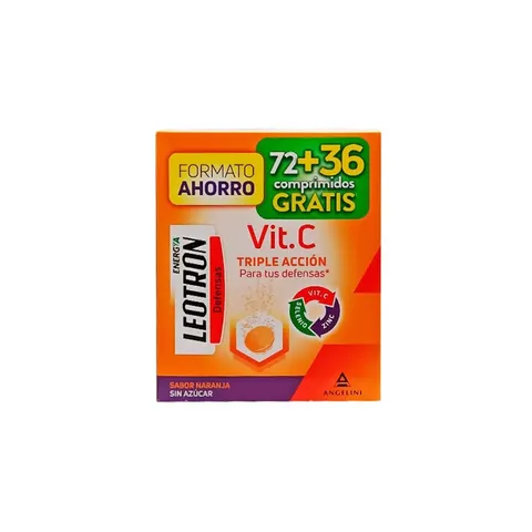 Leotron Vitamin C 72+36 Effervescent Tablets – image 1