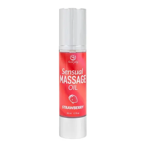 Secret Play Erdbeere-Massageöl 50 ml – Bild 1