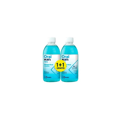 Kin Oralkin Zero Mouthwash Pack 2 Units – image 1