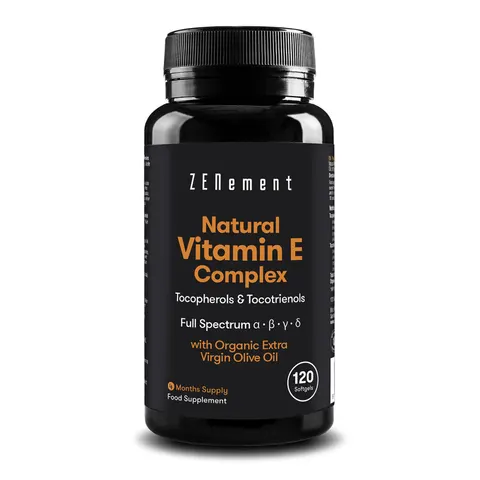Zenement Natural Vitamin E Complex 120 Perlas – imagen 1