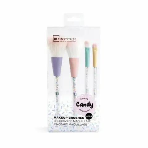 Idc Institute Candy Makeup Brushes lote 4 pz – imagen 1