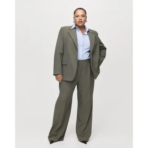 Mango Straight Trousers – image 1
