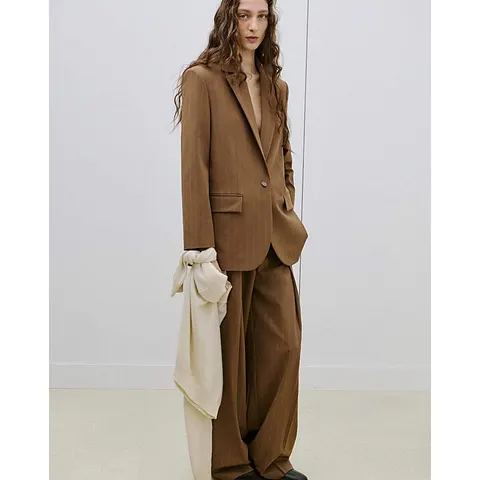 Mango Striped Blazer – image 1