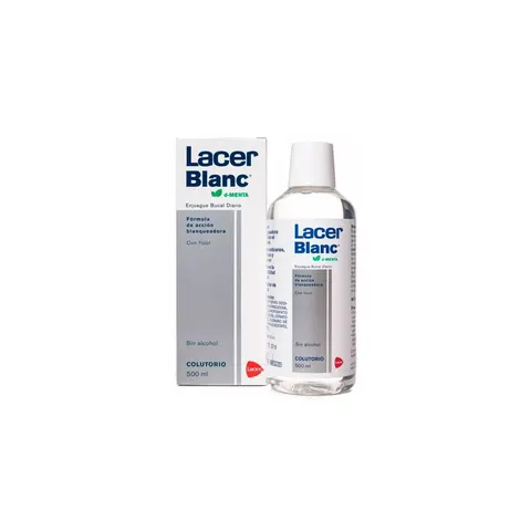 Lacer Blanc Mint Mundwasser 500 ml – Bild 1