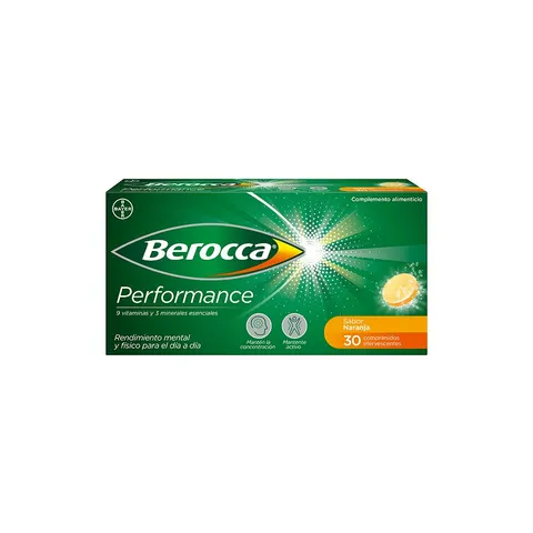 Berocca Performance 30 Effervescent Tablets Orange – image 1